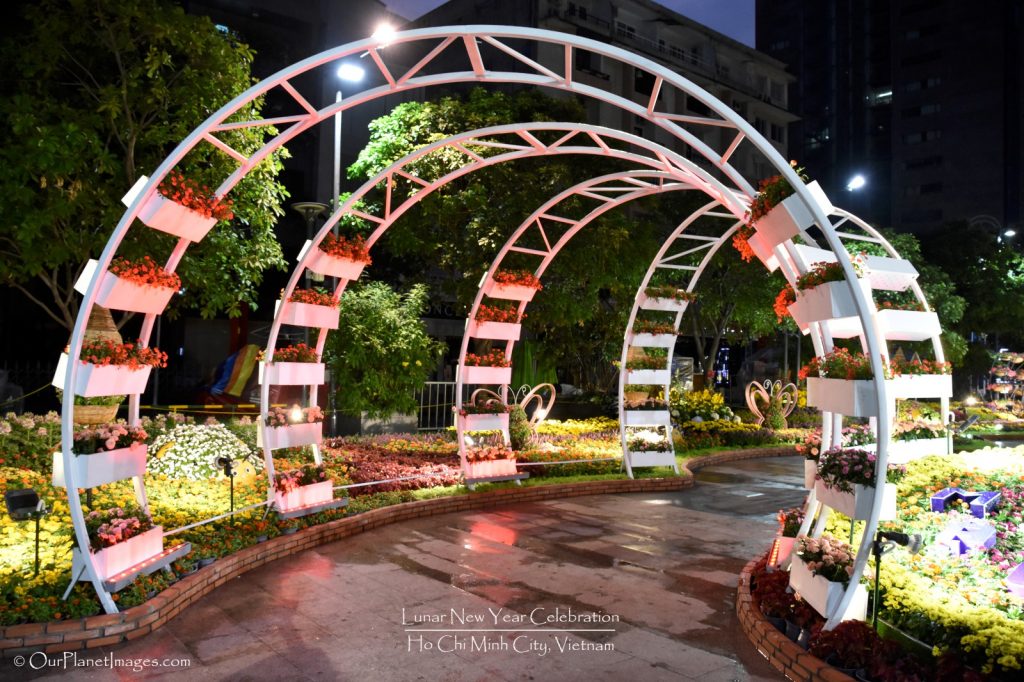 Lunar New Year Celebration, Ho Chi Minh City Vietnam