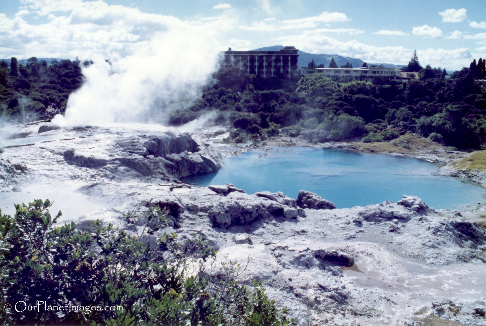Rotorua Geothermal Valley, North Island New Zealand