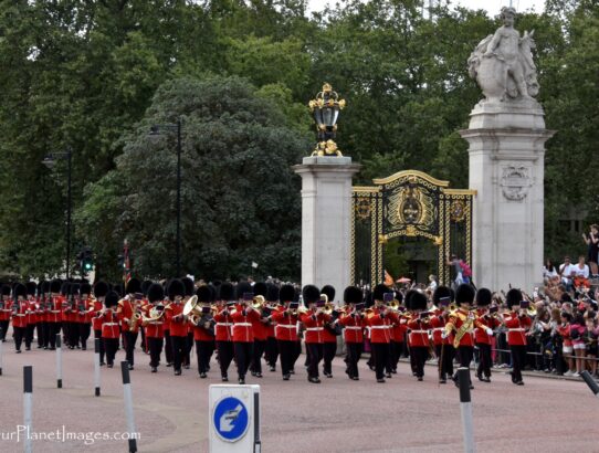 Changing of the Guard ceremony at Buckingham Palace - England